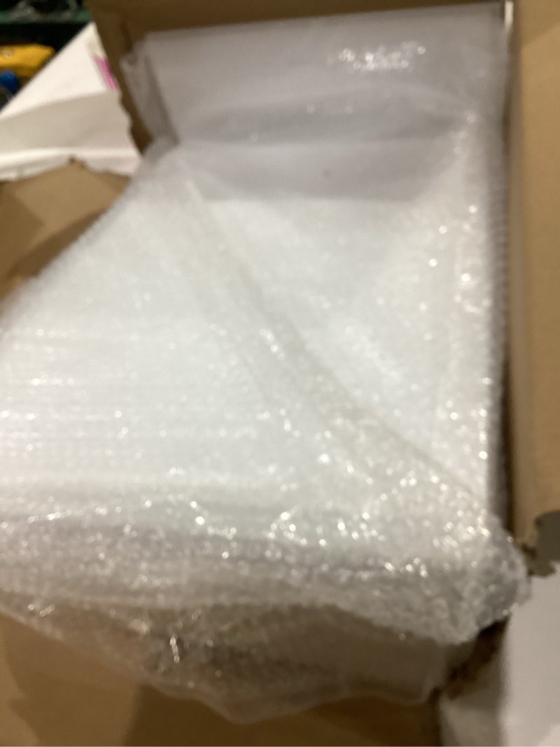 Condition photo showing As Is for Qilery 8 Pcs 11 x 17 Inch Acrylic Sign Holder Clear Display Stand Frame Table Top Slant Back Plastic Sign Holder Flyer Document for Menu Workers Teachers Office School Desktop