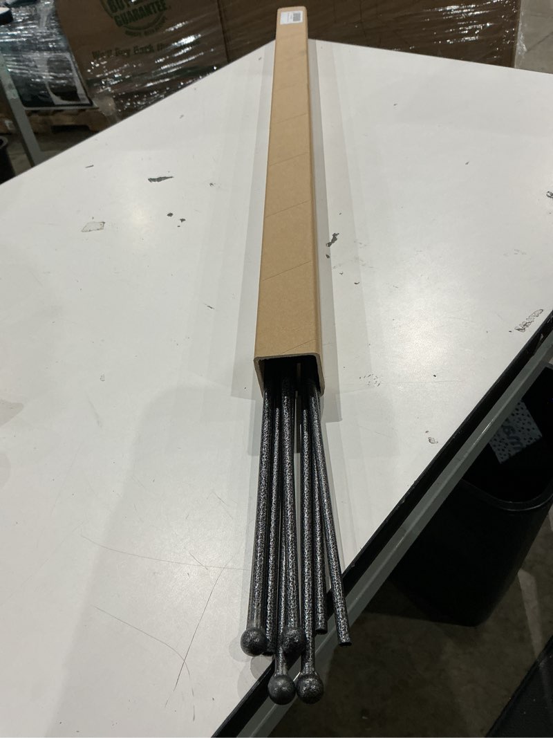 Condition photo showing Good Condition for 8 pcs dog playpen stakes for indoor outdoor galvanized metal replacement dog fence stakes for large medium puppy playpen, smaller diameter (32 inch)