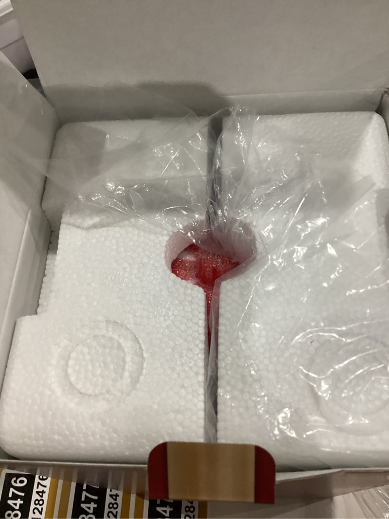 Condition photo showing Good Condition for Snowman Snow Globe Christmas Classic Candy Vending Machine Shape Gifts USB/Battery Musical Glitter Snowfall USB/Battery Timer Christmas Decorations Indoor 7.8 inch Candy Dispenser