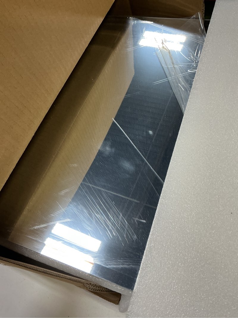 Condition photo showing Good Condition for Bathroom Medicine Cabinet with Beveled Edge Mirrored Door 16 x 22 inch, Recessed or Surface Mount, with Adjustable Glass Shelves Matt White 16x22 inch Beveled Edge Mirror