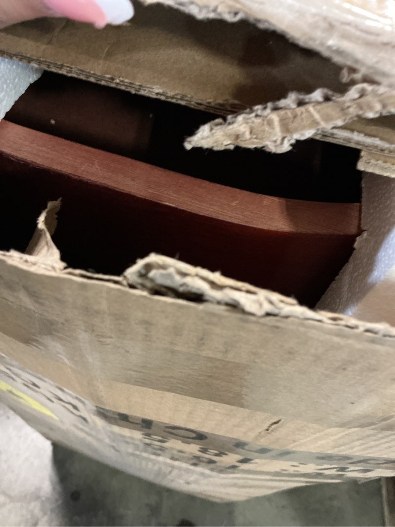 Condition photo showing As Is for hives and honey robyn jewelry armoire | cherry
