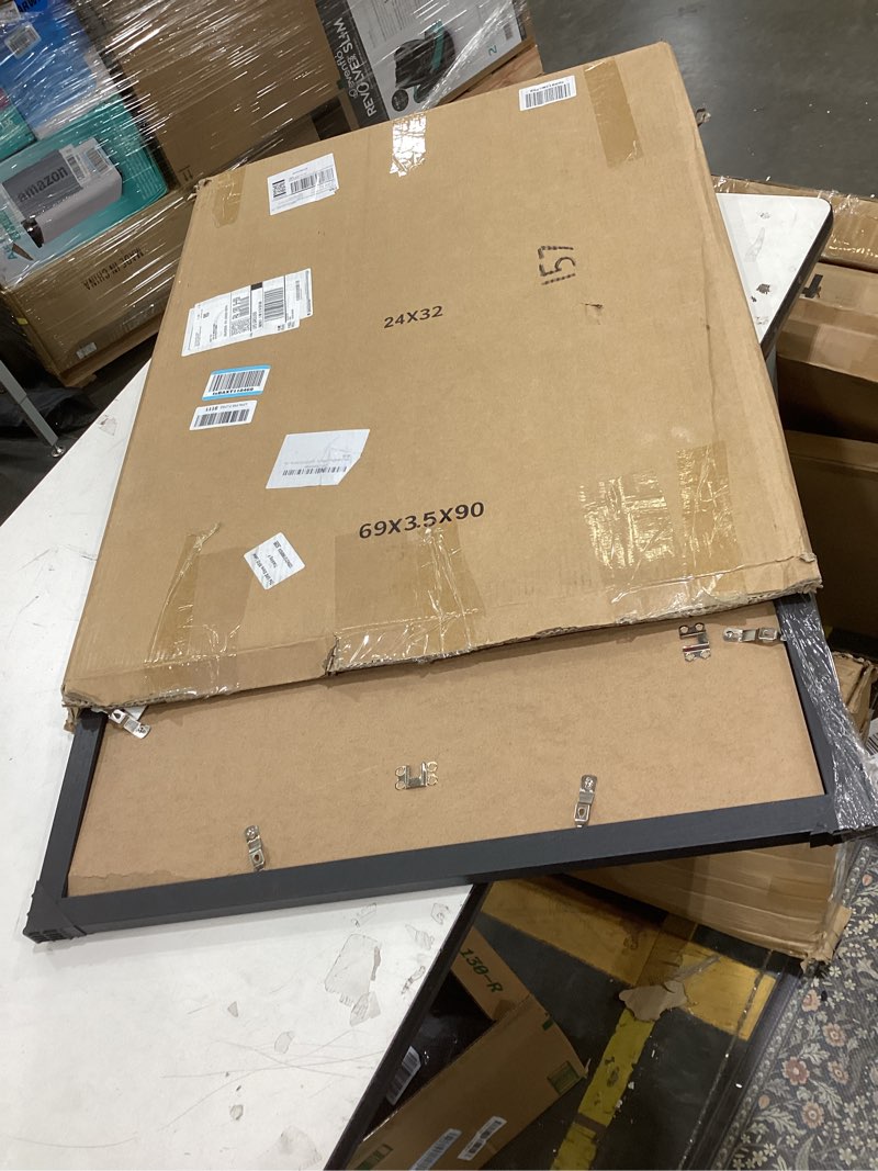 Condition photo showing Good Condition for 24x32 picture frame for wall display, 24x32 black picture frame with shatter resistant plexiglass, stable and sturdy 24 x 32 poster frame for wall display, handpicked gift collection, 1 pack