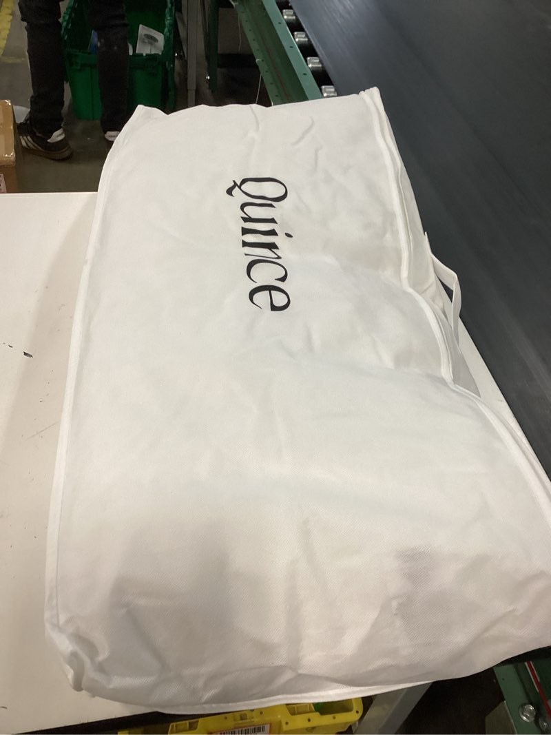 Condition photo showing New/Like New for premium down pillow, king, soft