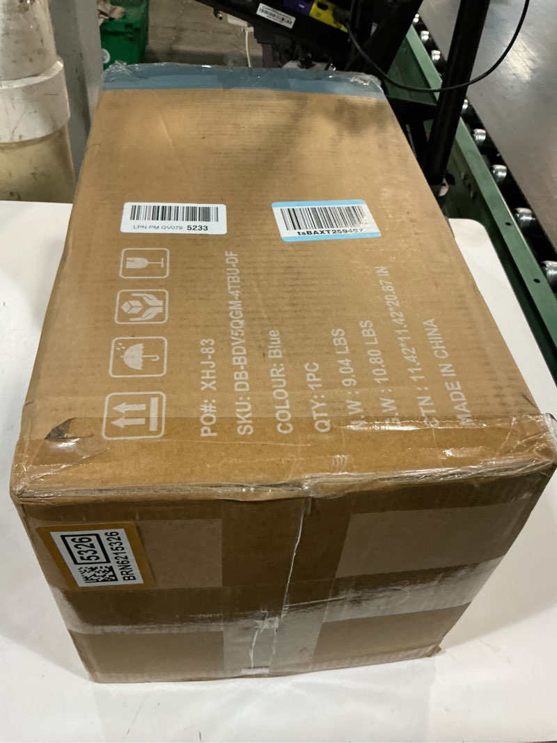 Condition photo showing New/Like New for 4 inch 5-zone cooling gel memory foam mattress topper full, pressure relief for back & hip pain, soft reversible pad for dorm rv camping, certipur-us certified, blue 4 inch-blue twin
