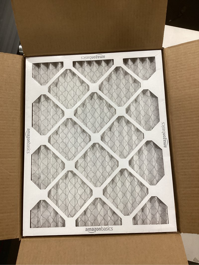 Condition photo showing Good Condition for Amazon Basics 16x20x1 Air Filter 6 Pack, MERV 8 AC Furnace Filters (Actual Size: 15.75" x 19.75" x 0.75") 16x20x1 Merv 8