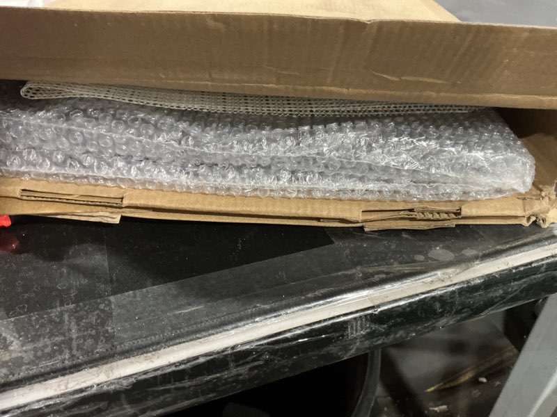 Condition photo showing Good Condition for 3 PCS Large Stone Dish Drying Mat for Kitchen Counter, Quick Dry Stone Dishes Mats, Sink Faucet Mat, Marble Water Absorbing Diatomaceous Earth Drying Pad for Countertop Tableware, Bottles, Cups Dark Grey Marble 24*16inch+16*4inch+8*4inch