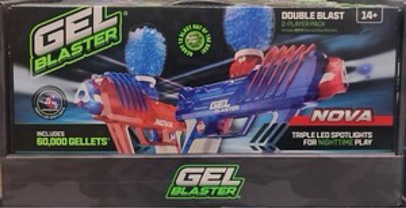 Gel Blaster Nova 2 Pack With 60,000 Gellets Included & Safety Glasses