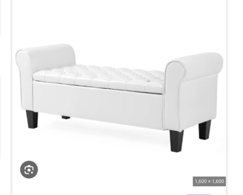 Escarleth Upholstered Flip Top Storage Bench