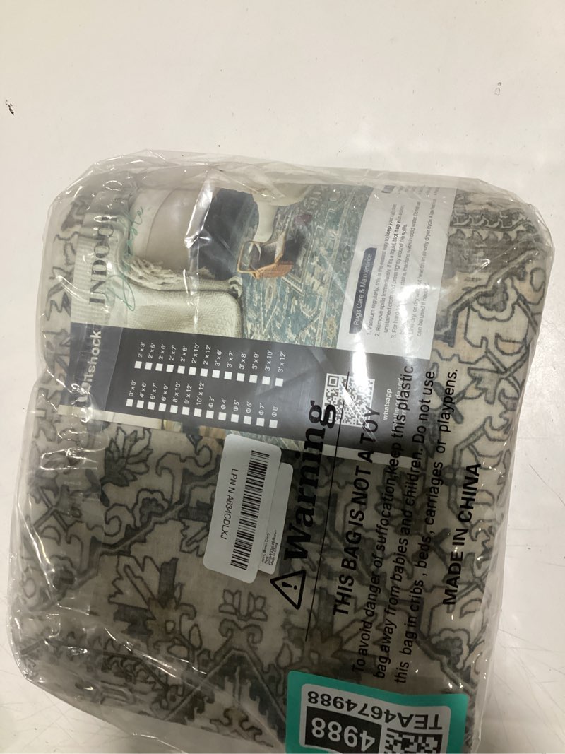 Condition photo showing Good Condition for WITSHOCK Boho Area Rugs Machine Washable for Living Room Bedroom, 2x6 Vintage Non-Slip Stain Resista