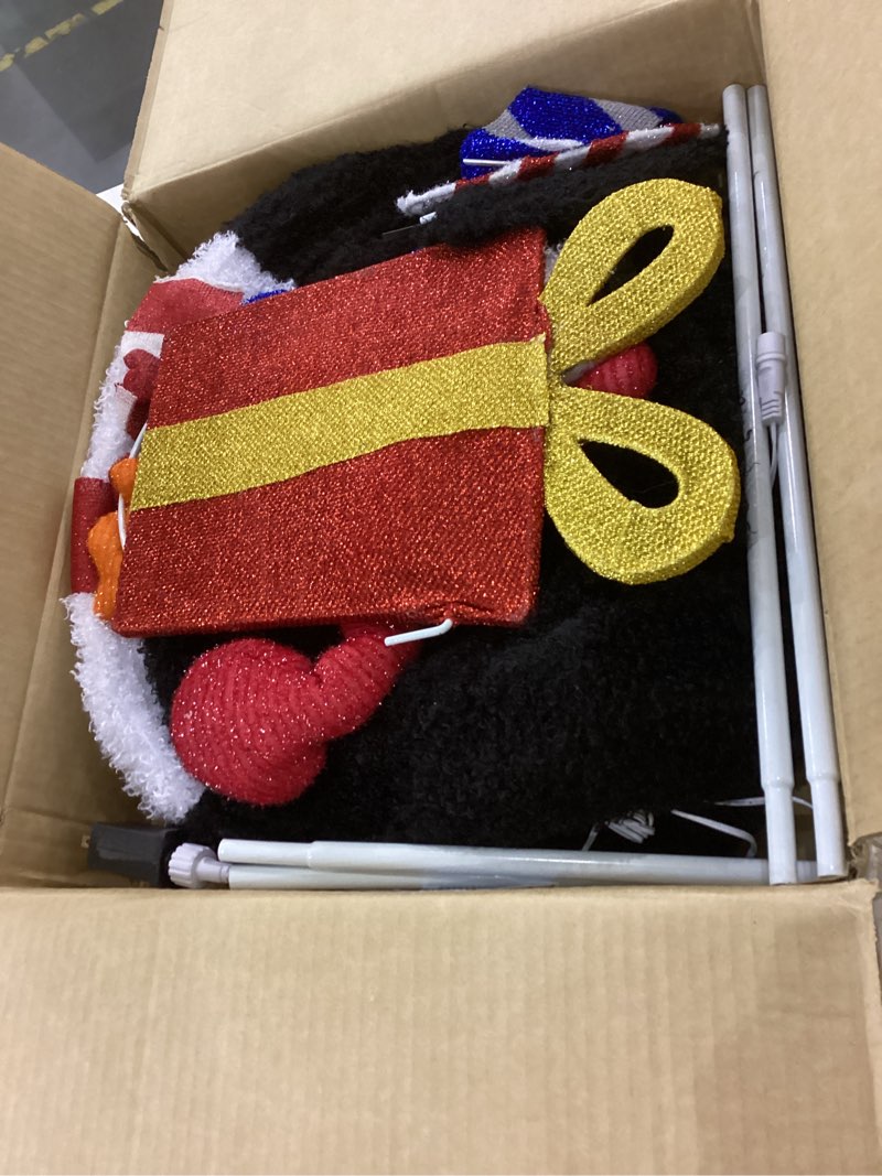 Condition photo showing New/Like New for 36" Lighted Christmas Penguin Decorations 2-Piece Christmas Outdoor Decorations Penguin Set with 75 Warm White LEDs, Expandable Decor for Yard, Garden, Storefront