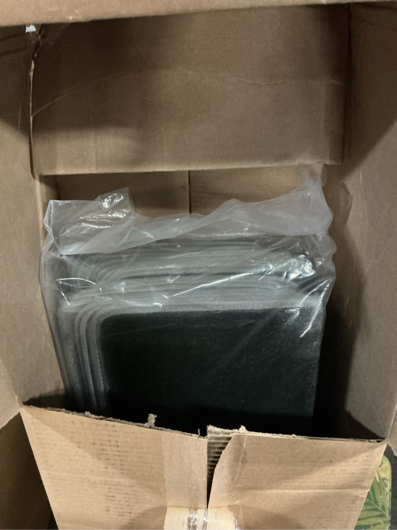 Condition photo showing Good Condition for PURE ERA Bullnose Carpet Stair Treads Set Tape Free Non-Slip Indoor Stair Protectors Pet Friendly Rugs Covers Soft Skid Resistant Washable Reusable 9.5" x 30"(14 Pieces,Gray) Grey 14 Pieces with Bullnose