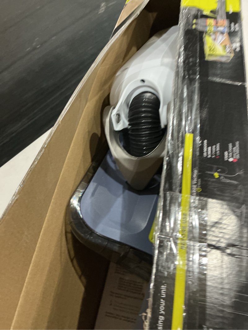 Condition photo showing As Is for shark vacmop cordless hard floor cleaner, vacuum and spray mop, powerful suction, lightweight, led headlights, includes 4 disposable pads, 12oz multi-surface cleaning solution, gray, vm252 gray - 4 pads