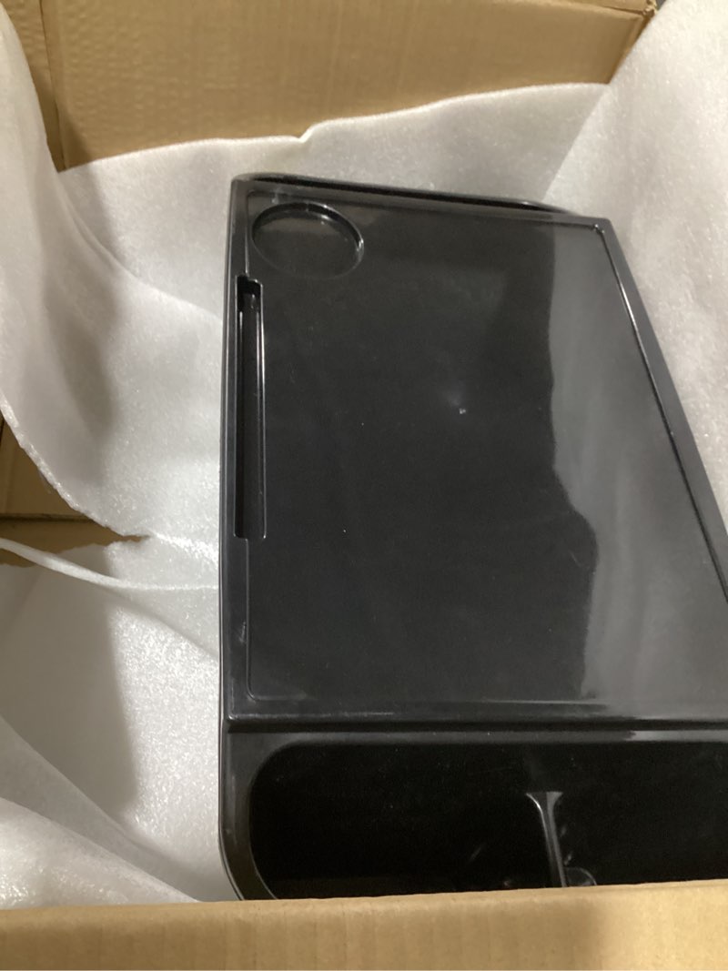 Condition photo showing New/Like New for Kisston 12 Pcs Kids Lap Desk Bulk Tray Lap Table Bed Table Plastic Desk with Extra Storage Space Activities Children Portable for Kids Students Work Study School Classroom(Black)