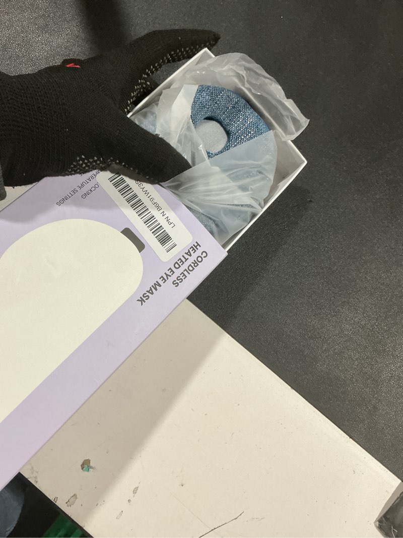 Condition photo showing Good Condition for Heated Eye Mask - Cordless Eye Mask for Dry Eyes, FSA - HSA Eligible, Eye Relief, Improved Sleep, Washable Eye Heating pad for Travel and with Replaceable Shell (Gray)