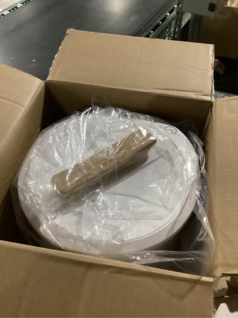 Condition photo showing Good Condition for Keenray Towel Warmer, Luxury Towel Warmer Bucket, Large Towel Warmers for Bathroom, Auto Shut Off, Fits Up to Two 40"X70" Oversized Towels, Bathrobes, Blankets, PJ's and More, CL1 A Creamy White 13" (L) x 13" (W) x 19" (H)