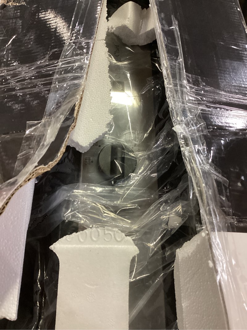 Condition photo showing As Is for CULINARY CHEF, Triple Slow Cooker, Buffet Server 3 Pot, Food Warmer - Stainless