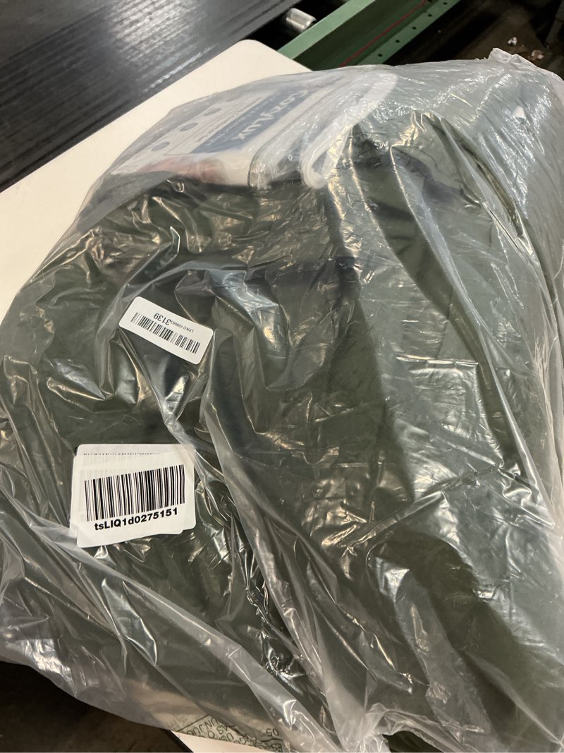 Condition photo showing Good Condition for cozylux queen comforter set olive green - bed in a bag queen size 7 pieces, luxury soft bed set for all seasons, bedding set with down alternative comforter, sheets, pillowcases & shams olive green queen