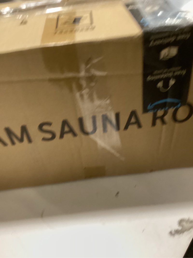 Condition photo showing New/Like New for X-Vcak Upgraded Sauna Box for Relaxation, Detoxification, Portable Sauna for Home with Steamer, Remo