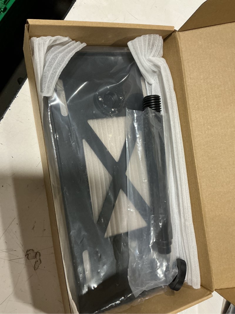 Condition photo showing As Is for front bumper tow hook license plate mount bracket compatible with bmw 5 series i5 g60 g68 2024+,no drill tow front bumper tow hole hook license plate mount holder adapter relocation kit accessories only for bmw 5 series g60 g68 2024-2026