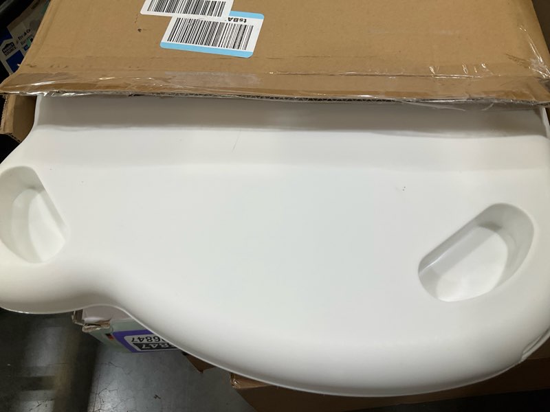 Condition photo showing Good Condition for litter catching step for cat litter box, litter trap stool for automatic litter box self cleaning, litter collection stairs, litter catcher ramp for old geriatric senior cat or kitten white