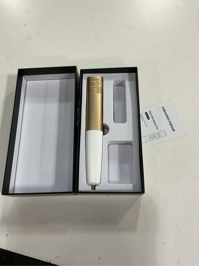 Condition photo showing As Is for skin tag remover pen - 15 adjustable modes,cryogenic home treatment for adults 21+