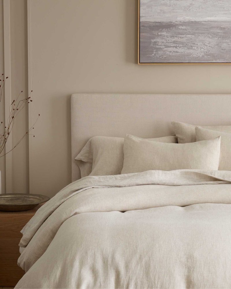 Quince Beige King Bedding