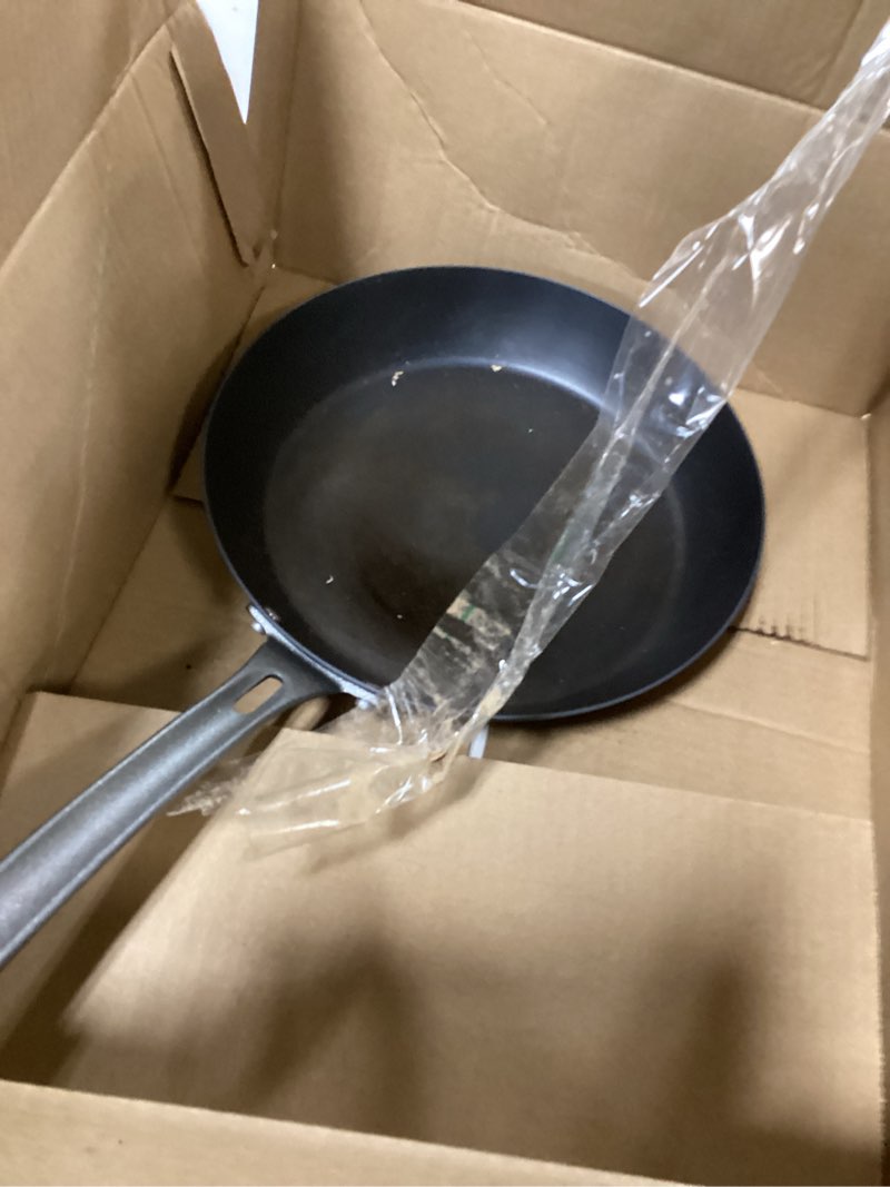 Condition photo showing As Is for Viking Non Stick Frying Pan, 10 Inch Blue Carbon Steel Kitchen Cookware, Black