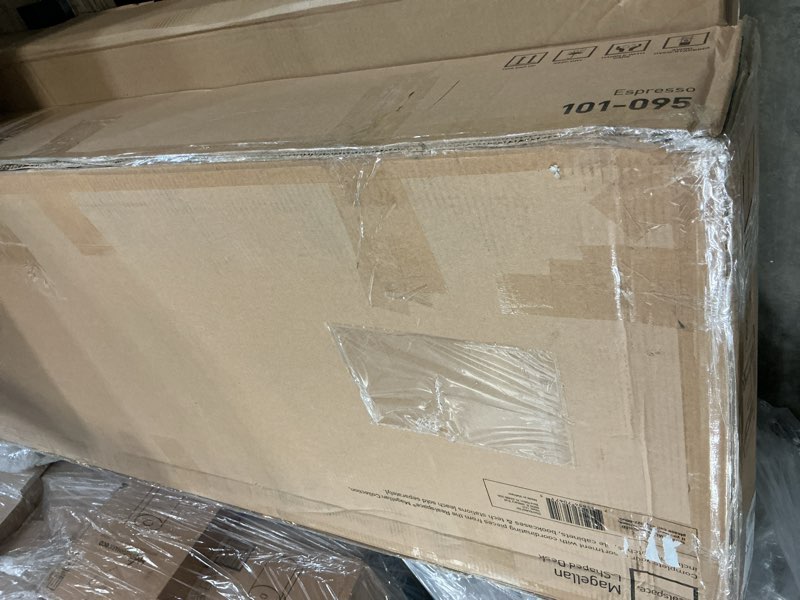 Condition photo showing Good Condition for realspace® magellan 59 w l-shape corner desk  espresso