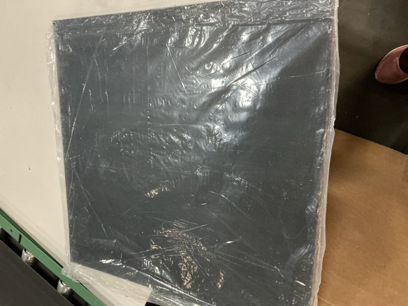 Condition photo showing Good Condition for buyers products rc24ppb black polymer mud flaps, 24x24 inch, super durable, cold weather resistant, impact resistant splash guards for trucks, semi trucks & trailers, mud flaps are not rubber, 2 pack 24x24 in. black