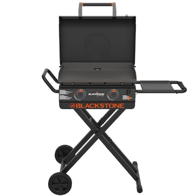 Blackstone 22" Culinary Omnivore Griddle with Flexfold Legs 362-Sq. in Black powder-coated steel Portable Liquid propane Grill
