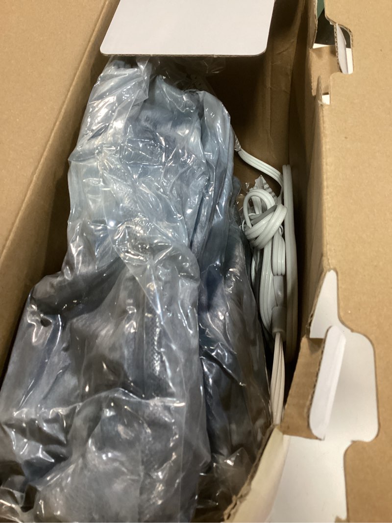 Condition photo showing New/Like New for Faux Fur Electric Throw Blanket for Couch - 50"X60" Bubble Faux Fur Heated Blanket Fluffy Fuzzy Soft Thick with 6 Fast Heating Levels & 4 hrs Timer Settings, Washable & ETL Certified, Tie-Dye Blue 2-blue Tie Dye Throw-50"X60"