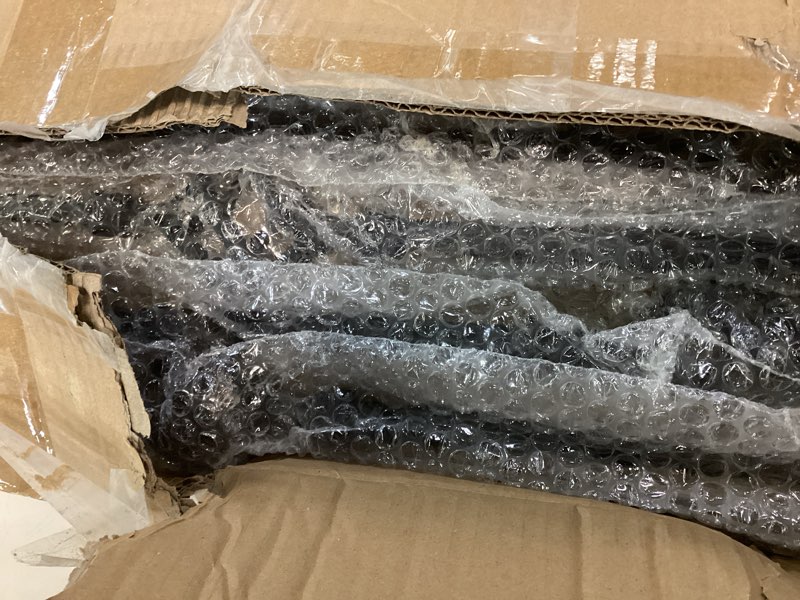 Condition photo showing Good Condition for Muzata 10Pack Wrought Iron Balusters 44'' Single Basket Stair Metal Balusters Deck Spindles Hollow Spiral Spindles Decorative Stair Parts Black WT04 Single Basket 10