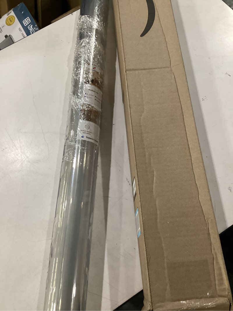 Condition photo showing Good Condition for 54 inch x 3 ft clear vinyl roll sheet 40 gauge clear plastic roll marine vinyls crystal transparent vinyl sheeting for window boats table covering greenhouse diy crafts making protective film 54 inch x 3 ft;40 gauge