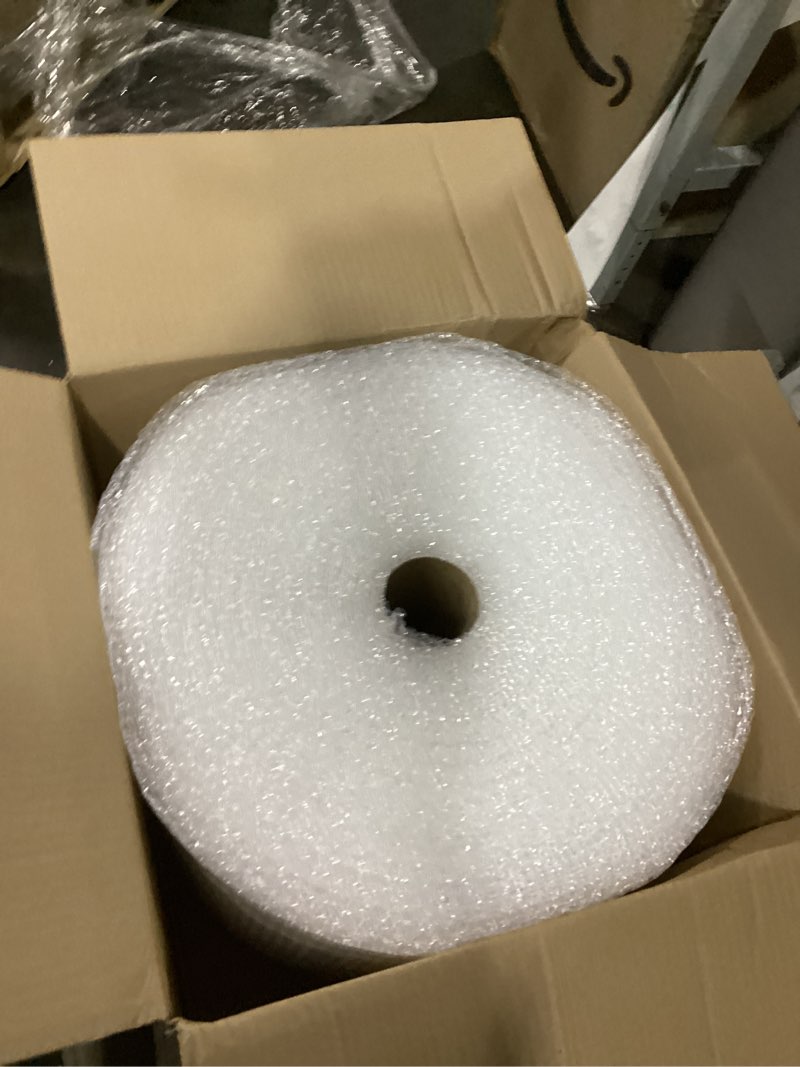Condition photo showing New/Like New for Amazon Basics Bubble Wrap for Moving, Packing, Shipping and Storage, Perforated Protective Cushioning for Fragile Items, 12-inch x 175-ft Long Roll, Small 3/16", Clear Clear 12 inch x 175 ft