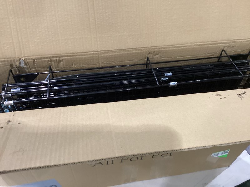 Condition photo showing New/Like New for 3-Tier Cat Cage Indoor: Large Cat Enclosure Pet Playpen Detachable Metal Wire Kennel Collapsible Crate with Scratching Post & Plush Pads & Hammock for Cats Kittens 23.6"L x 16.5"W x 38.2"H