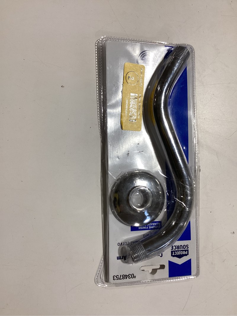 project source chrome 9.25-in universal shower shower arm and flange