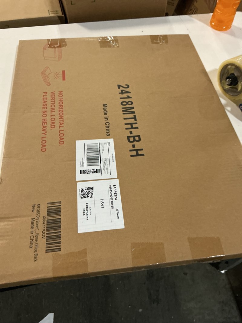 Condition photo showing New/Like New for ARCOBIS Monthly Calendar Whiteboard, 24" x 18" Magnetic Dry Erase Calendar with Black Frame, Wall Hanging Planner for Home, Office, School Black 24" x 18"