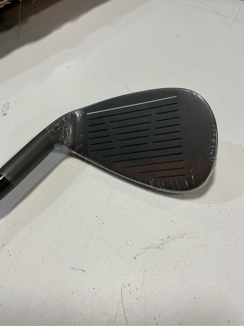 Condition photo showing New/Like New for mazel wm-x1/2 individual men golf club irons 1,2,3,4,5,6,7,8,9,pitching wedge,approach wedge,sand wedge with graphite/steel shafts for right handed left 2022 model, steel, black stiff aw