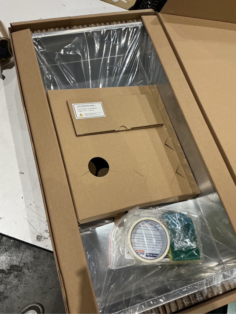 Condition photo showing Good Condition for led shower niche 24" x 12" brushed 304 stainless steel with lighting waterproof no tile need shower niche for bathroom recessed wall shelf