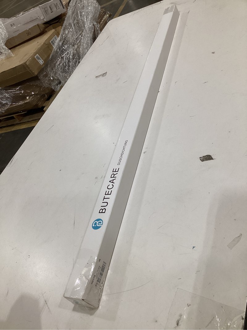 Condition photo showing New/Like New for 2-Pack Butecare Frameless Shower Door Bottom Seal for Glass Doors – Stop Shower Leaks and Create a Water Barrier (3/8” x 39”) Bottom sweep -3/8''