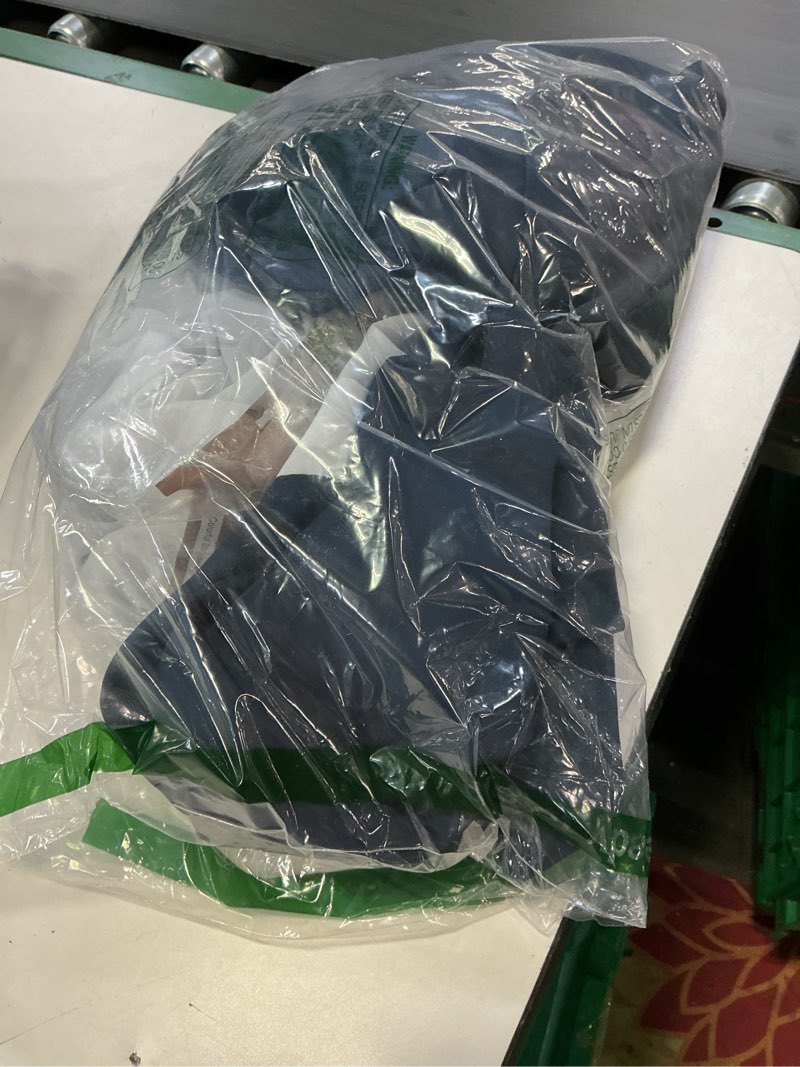 Condition photo showing Good Condition for No Hooks Needed Linen Textured Shower Curtain with Snap-in Fabric Liner Set,Hotel Luxury Decor Waterproof Shower Curtains for Bathroom with Mesh Top Window,Washable,71Wx74H,Navy Blue 71"W x 74"L (Pack of 1) Navy Blue