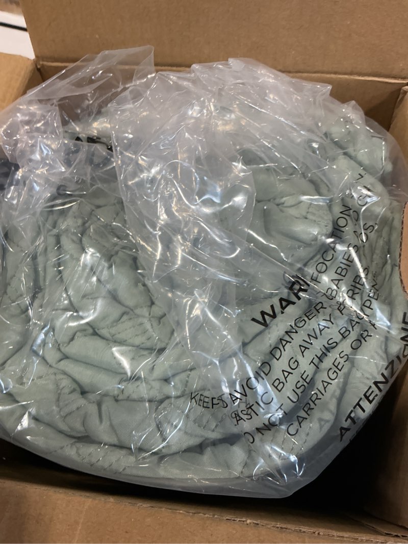 Condition photo showing New/Like New for bedsure quilts queen size - lightweight bedspreads queen size with basket weave pattern, soft quilt bedding set, sage green comforter set coverlet for all seasons with 2 pillow shams (90" x 96") 14 - sage green queen (90" x 96")