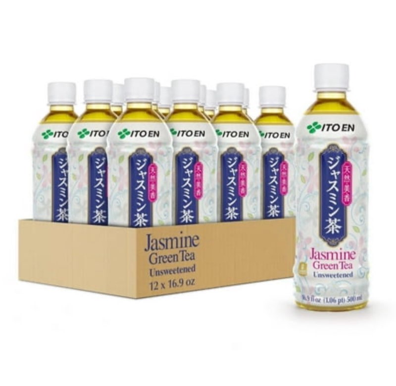 (Best By: 05/25/26) Ito En Jasmine Green Tea  Unsweetened  16.9 Fluid Ounce (12-Pack)