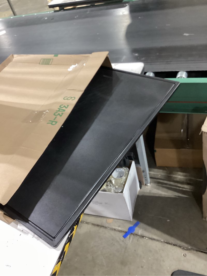 Condition photo showing As Is for Thirteen Chefs Extra Large 30 x 18 Inch Grooved Cutting Board - Carving Meat, BBQ, Fish, Meat and Game – 1/2 Inch Thick Black HDPE Plastic, 10 pounds 30"L x 18"W Black