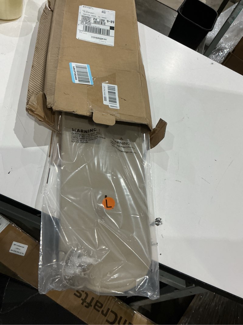 Condition photo showing Good Condition for sun visor for chevy express & gmc savana 1500 1999-2014, 2500 3500 4500 1999-2019, left driver side cream-grey sunvisor replacement 84054688 84054695