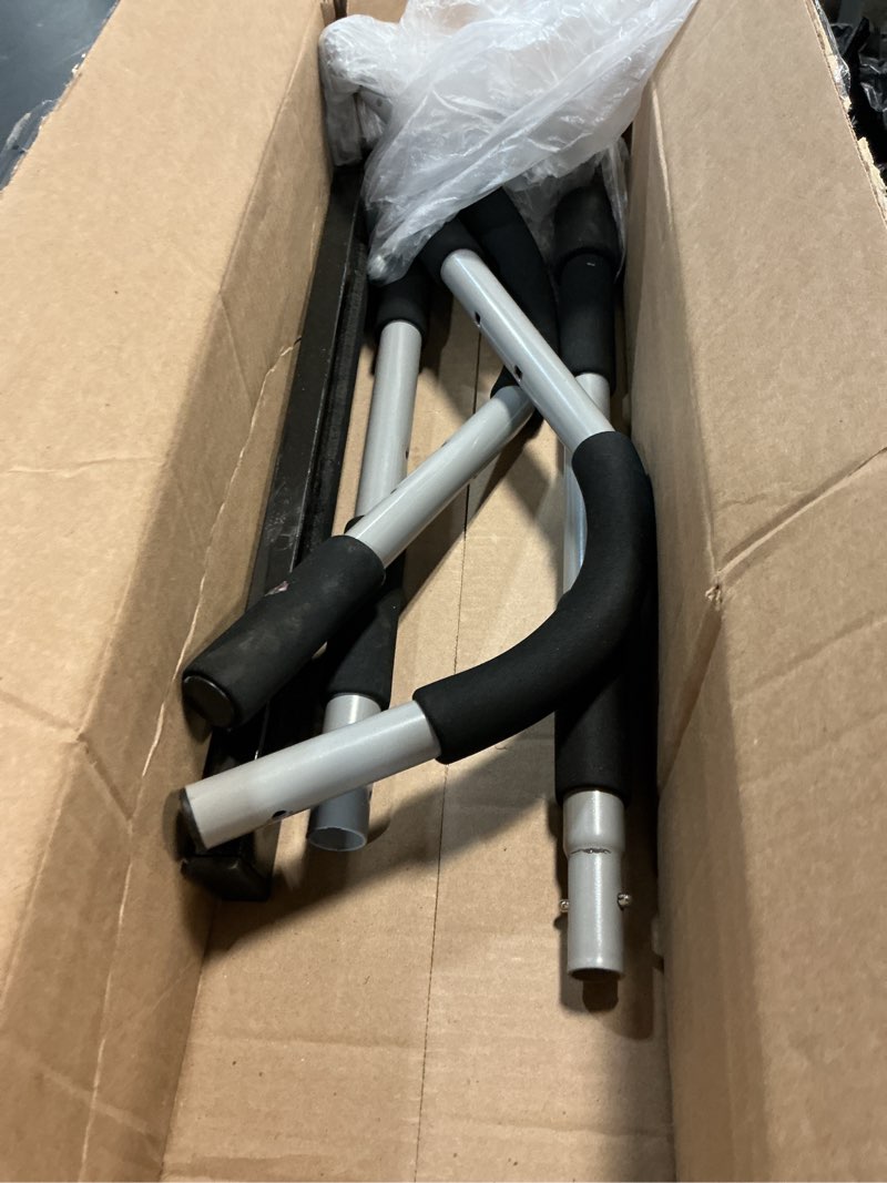 Condition photo showing As Is for Ally Peaks Pull Up Bar for Doorway | Thickened Steel Max Limit 440 lbs Upper Body Fitness Workout Bar| Multi-Grip Strength for Doorway | Indoor Chin-Up Bar Fitness Trainer for Home Gym Portable silver2