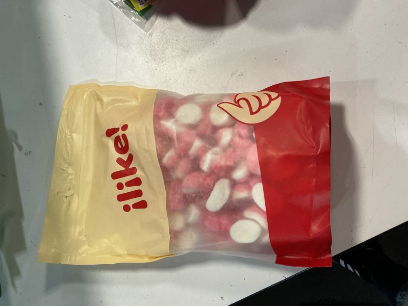 Condition photo showing New/Like New for ((Best 04/23/27/)Pink Candy Mix | 2 Pound Bag | Sour Tutti-Frutti Gummi Bears & Strawberry Puffy Gummies | Valentines Candy | Pink Gummies for Baby Showers, Gender Reveal & Party Favors