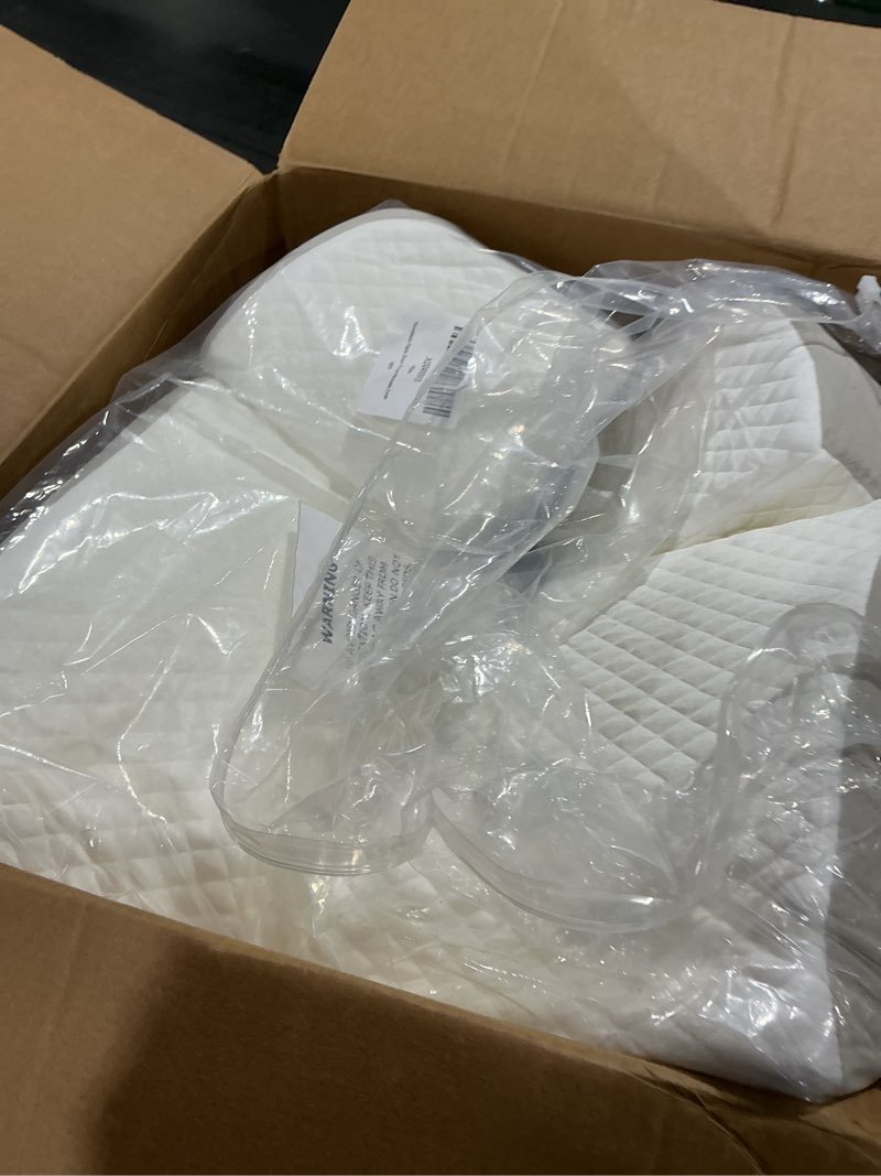 Condition photo showing As Is for Face Down Pillow,Face Down Pillow After Eye Surgery,BBL Pillows After Surgery Stomach Sleeping pillowing,Home Massage Pillows Facing Down with Shredded Memory Foam and Removable Cover White