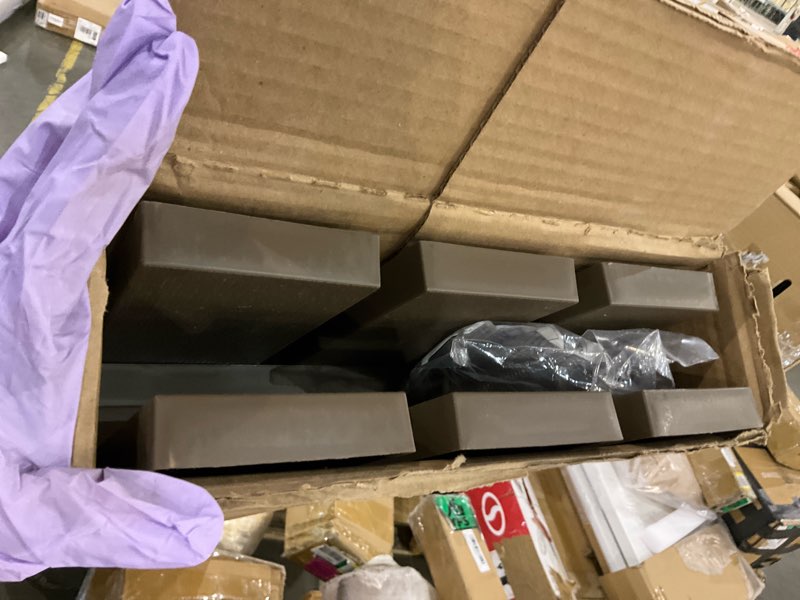 Condition photo showing Good Condition for 12"W x 63"H Mid-America Vinyl, Standard Size Three Board Spaced Shutters, w/Installation Shutter-Lok's & Matching Screws (Per Pair), 385 - French Roast 63-in. H 385 - French Roast