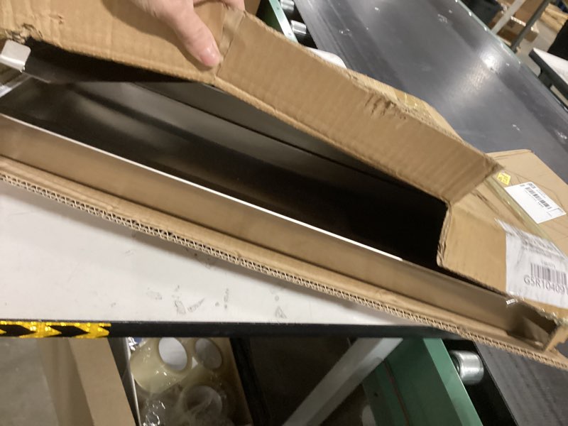 Condition photo showing New/Like New for Stainless Steel Microwave Shelf, 24"x24" 220 lb Metal Appliance Wall Mount Shelf for Commercial Restaurant, Kitchen, Garage and Utility Room 24×24-microwave